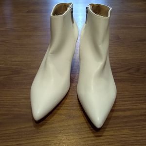 White Leather Boots